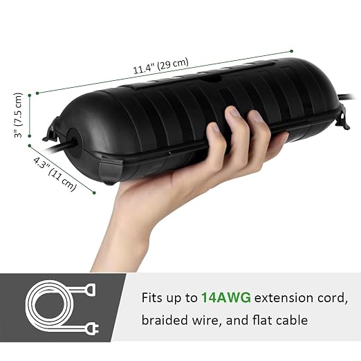 Outdoor Extension Cord Safety Cover, - Image 7