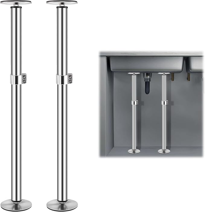 Undermount Sink Brackets, Stainless Steel, 2 Pack - Image 9