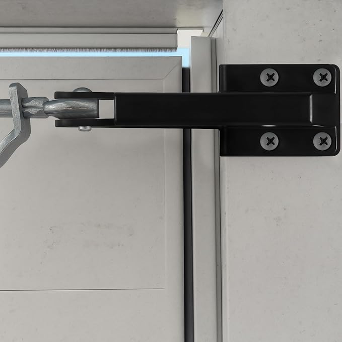 Nuanchu 2 Pack Screen Door Closer Bracket Storm Hardware Replacement Post Jamb - Image 3