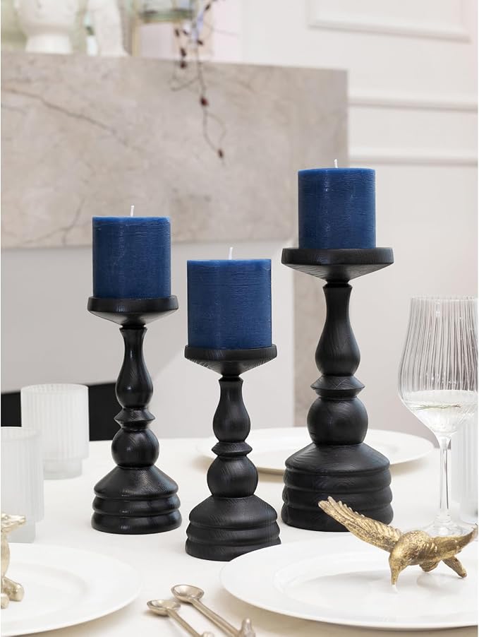 3x3 Pillar Candles Set of 3 - Image 3