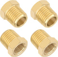 KOOTANS 4pcs Heavy Duty 1/4 NPT Male Thread to 1/8 NPT Female Thread Brass by KOOTANS