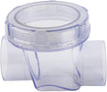 Check Valve Strong PVC Backflow Prevention One Way Toilet Non Return Valve by VELATEMOR
