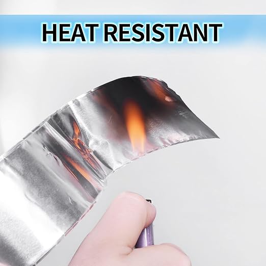 TAPEBEAR 6Rolls Aluminum Foil Tape Silver Air Duct Tape 3" x 50Yard | Withstand - Image 6