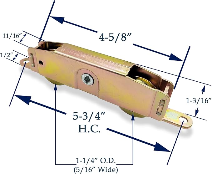 Sliding Patio Door Roller Assembly - Image 2