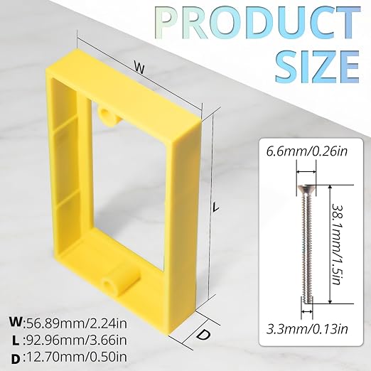 MAKERELE 1 Gang Electrical Outlet Box Extender, 6 Pack | - Image 2