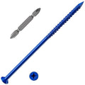 Wensilon WenSilon 1/4"x6 Concrete Screw Anchor Blue Flat Head by Wensilon