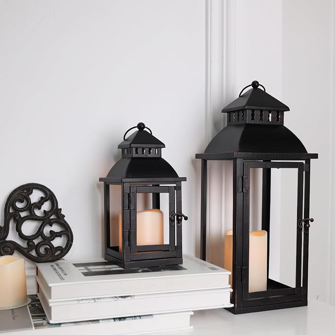 NEEDOMO LED Lanterns Decorative Outdoor&Indoor, Lantern Decor - Image 9