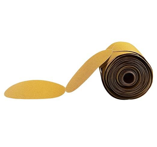 100 PCS 6 Inch 150 Grit PSA Sandpaper Roll Round Sanding Discs Aluminum Oxide - Image 7