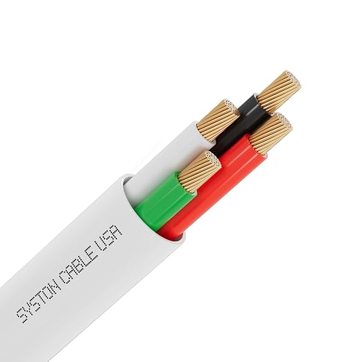 Syston 16/4 Fire Alarm Security Cable, Stranded Copper, 100 FT | 16 AWG by SystonCableTechnology