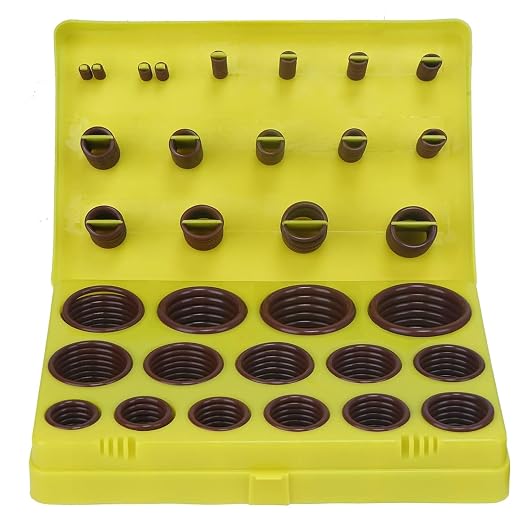 ZDBB 382 PCS SAE FKM Viton O Ring Assortment Kit 30 Sizes Fluorocarbon Oring - Image 8