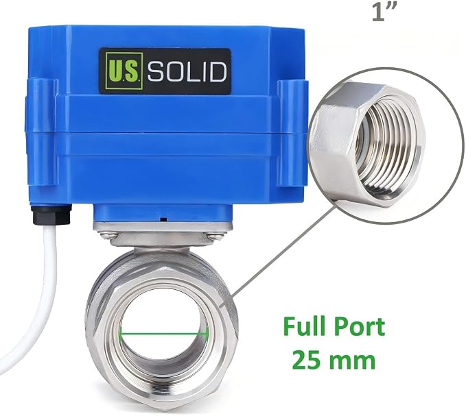 U.S. Solid 1" Motorized Ball Valve - Image 6