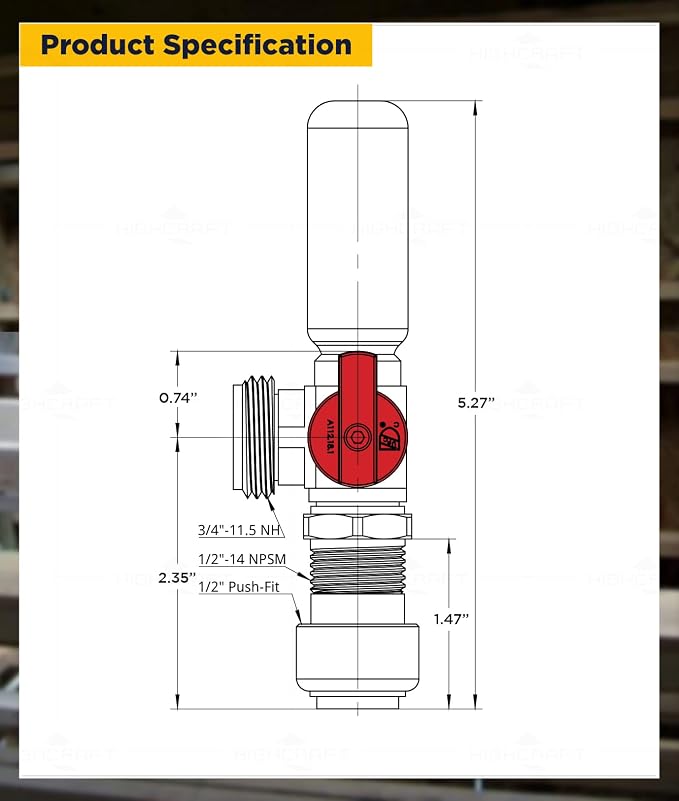 Highcraft 540VI Washing Machine Replacement Valve - Image 2