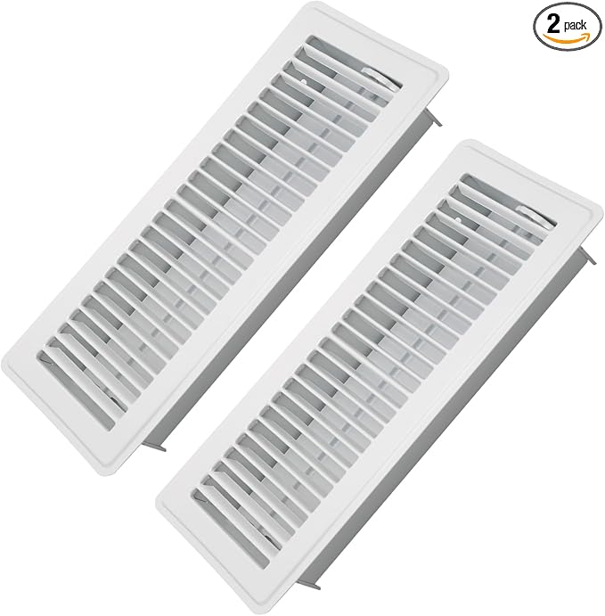 Howeall 4" x 12" Floor Register 2 Pack by Howeall