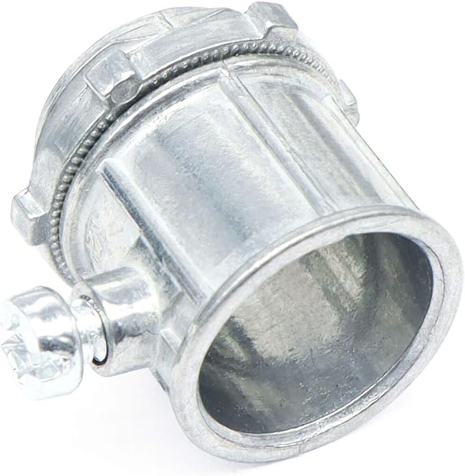 25 Packs EMT Set Screw Connectors, 1/2-Inch EMT Zinc Die Cast Electrical - Image 7