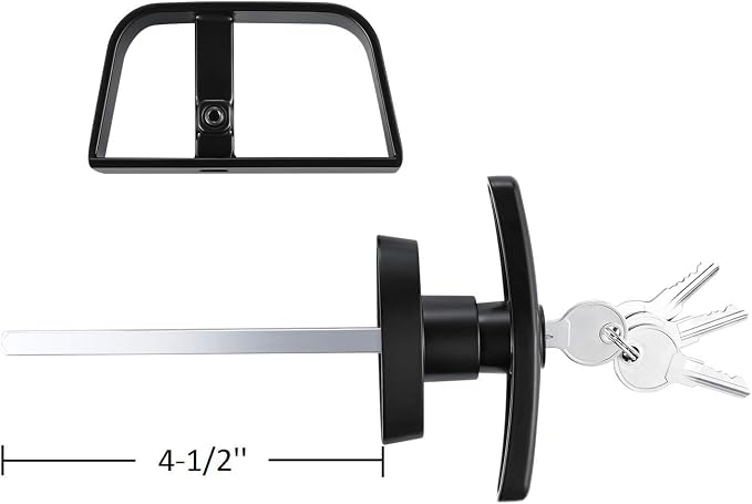 Shed Door Latch T-Handle Lock Kit - Image 4