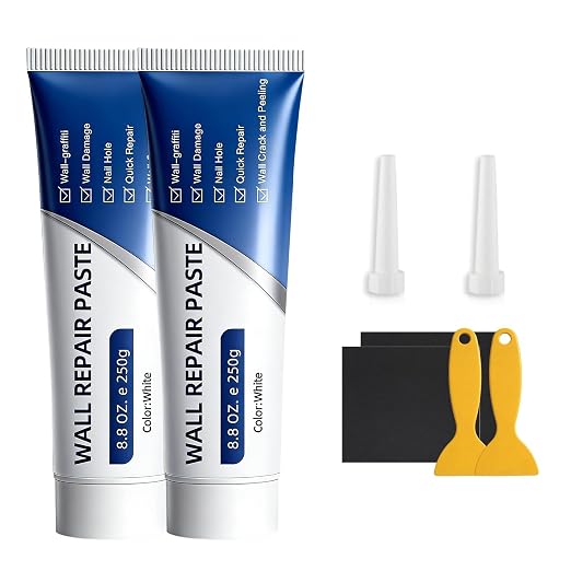 2Pcs Wall Repair Paste Tube, Drywall Repair Kit, Quick Drying Wall Mending by Unknown
