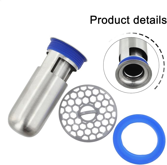 Shower for Floor Drain Backflow Preventer 304 Stainless Steel One Way Valve for - Image 5