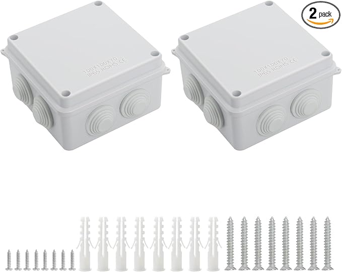 ABS Plastic Dustproof Waterproof IP65 Junction Box Universal Electrical Project by LeMotech