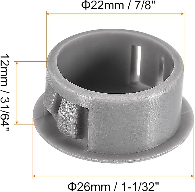 uxcell 7/8" Plastic Hole Plugs - Image 2