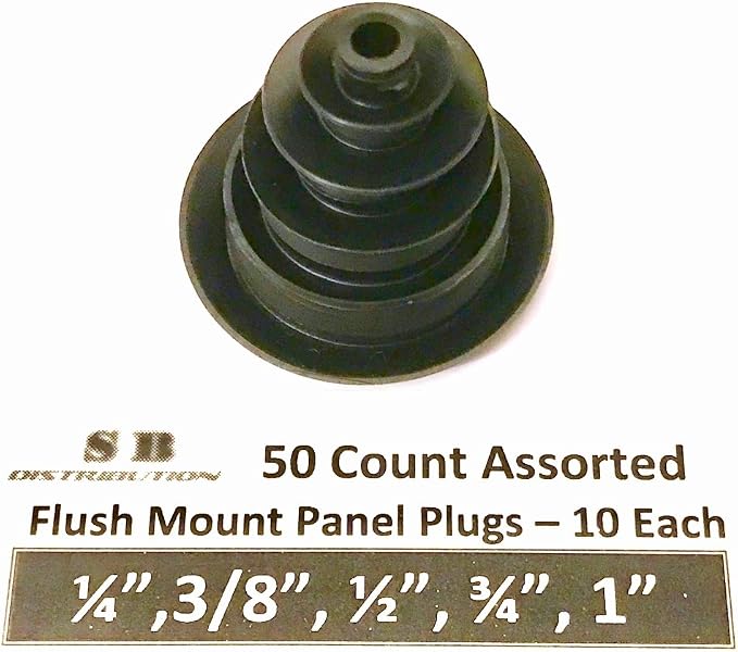 SBD® USA- BPF 50PK 10 Ea-LDPE Flush Mount Panel Plugs - Image 2
