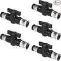 3/8 Push To Connect Valve, Shut Off Air Flow Control Fittings | Pneumatic by Unknown