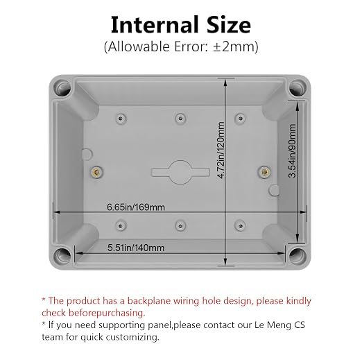 Junction Box IP67 Waterproof Dustproof ABS Plastic Project Box - Image 3