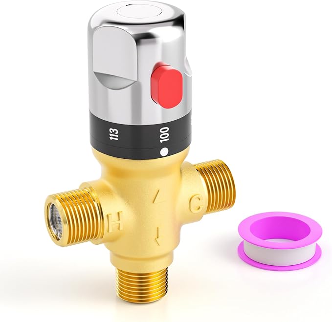 TAILONZ 1/2" NPT Thermostatic Mixing Valve by TAILONZPNEUMATIC