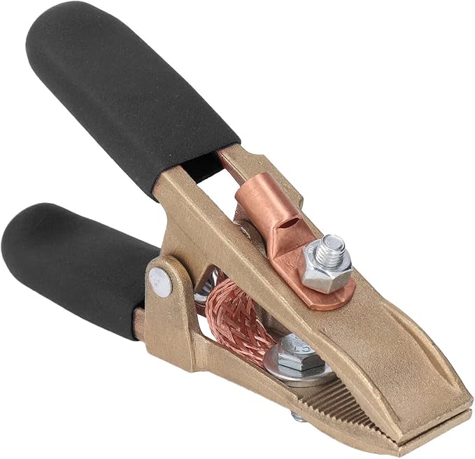 Grounding Work Clamp, Wear Resistant Anti Oxidation Welding Ground Clamp Brass - Image 6