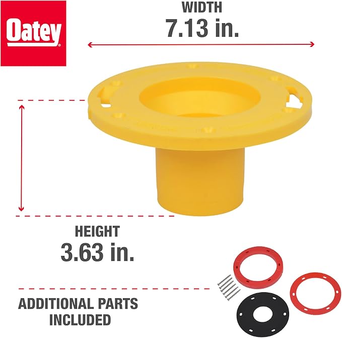 Oatey 43402 Set-Rite Toilet Flange Extender Kit, 3/4" - Image 3