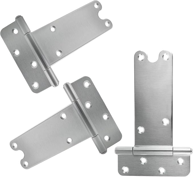 4 Pack 8” Door Hinges, 300 Lbs Capacity Heavy Duty Gate Hinges | T Gate Hinges - Image 6
