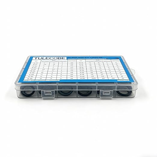 20 Size 1020 Pcs Universal Metric Nitrile Rubber O Ring Assortment Kit - Image 6
