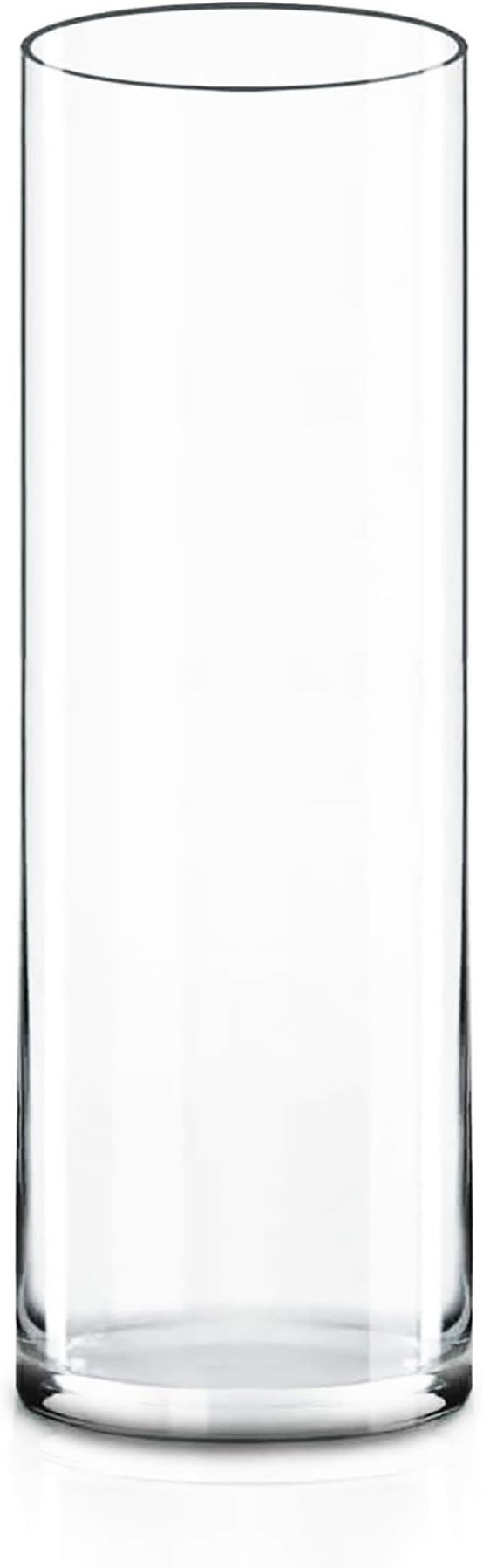 CYS EXCEL Cylinder Clear Glass Vase | Multiple Size Choices Glass Flower Vase by CYSEXCEL%C2%AE