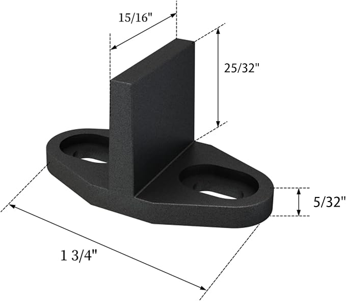 JUBEST Black Aluminum Floor Guide - Image 5