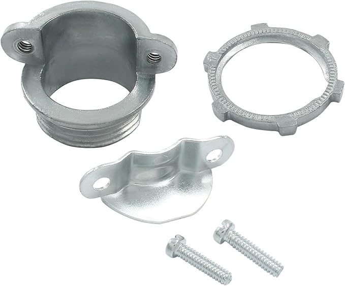 25 Pcs 1/2 Inch Clamp Type Cable Connectors, - Image 4