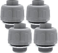 4Pcs 1 Inch NPT Electrical Conduit Connector Fittings | Nonmetallic, Liquid by LifCratms