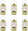 Mini Lanterns 6 Pcs LED Small Indoor Golden Decorative Outdoor Hanging Candle by ReperlaSpecialMiniSmallLanternDecoration
