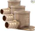 SharkBite 1/2 PEX Pipe x 1/2 Inch FNPT Crimp 90 Degree Drop Ear Elbow, Brass by SharkBite