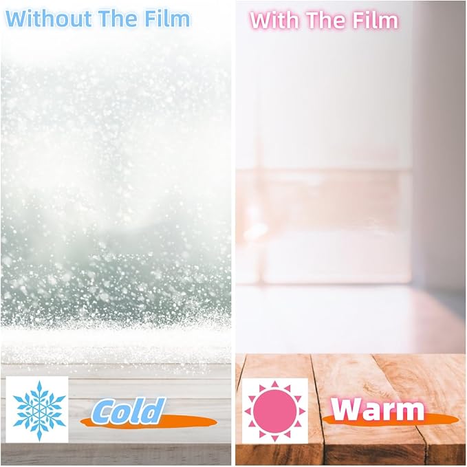3-Window Shrink Film Window Insulation kit（62-Inch x 126-Inch） | Insulating - Image 7