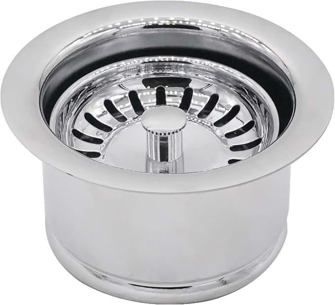 Westbrass D2082S-26 3-1/2" Extra-Deep Collar Kitchen Sink Waste Disposal Flange by Westbrass