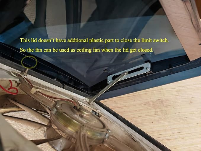RV Roof Vent Lid Replacement 14"x14" Compatible - Image 6