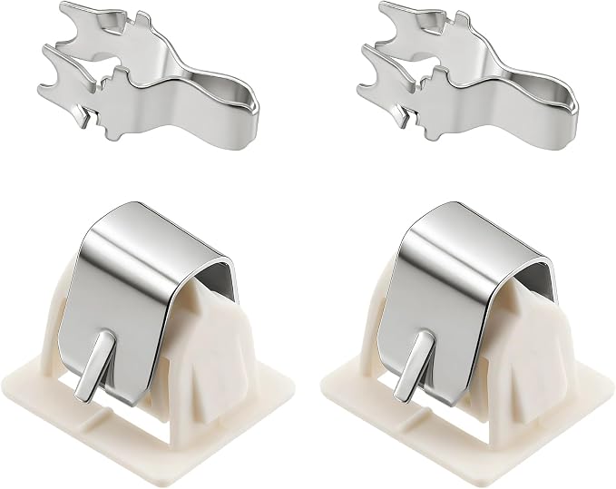 2 Pairs 279570 Dryer Door Latch Strike Kit Replacement Part by Hufopik