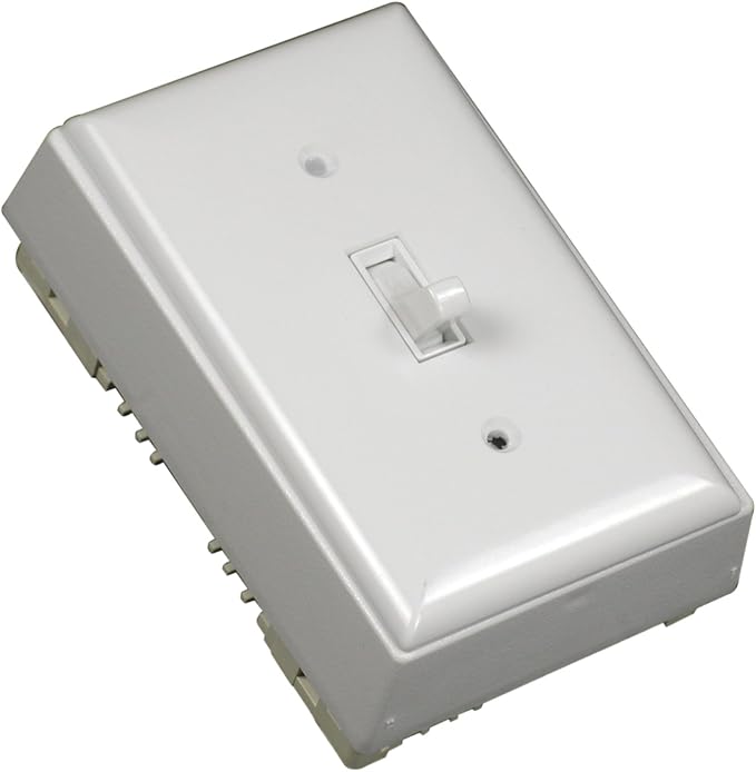 Legrand Wiremold NMW2-S Nonmetallic Raceway Toggle Switch Kit White 1 Pack | by Legrand-Wiremold