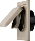 NO-PEST VENT Dual Door Dryer Vent Cover 4 Inch Outdoor, Made in USA, Highest by No-PestVent