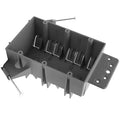 44-Cubic Inch 3-Gang PVC New Work Electrical Outlet Box 1Pack | High-impact PVC by HUIXHAO