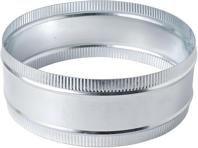 12 Inch Round Galvanized Steel Duct Connector by ZOWZEA