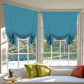 H.VERSAILTEX Blackout Tie Up Curtain Energy Efficient Window Shades Adjustable by HVERSAILTEX