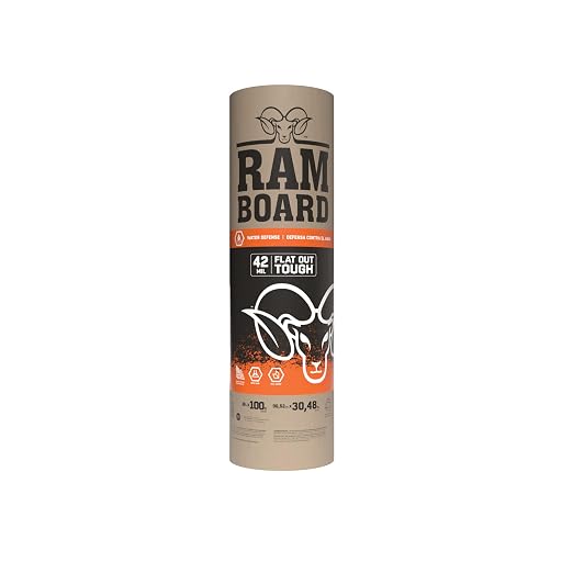 Ram Board 38 inch x 100 feet Heavy Duty Painting, Remodeling, Construction by RamBoard