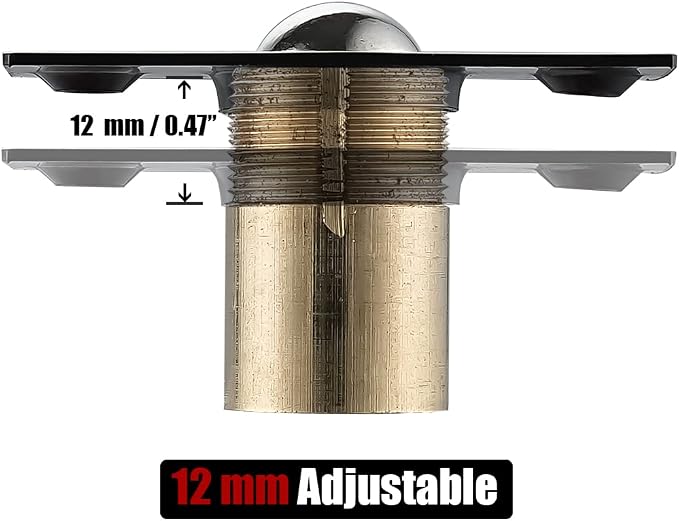 JQK Closet Door Ball Catch Hardware, Stainless Steel Catch Adjustable - Image 9