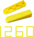 Tile Leveling Wedges 1260 pieces Reusable Tile Leveler System by Unknown