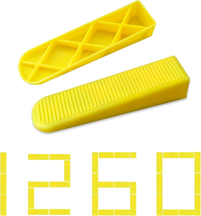 Tile Leveling Wedges 1260 pieces Reusable Tile Leveler System by Unknown